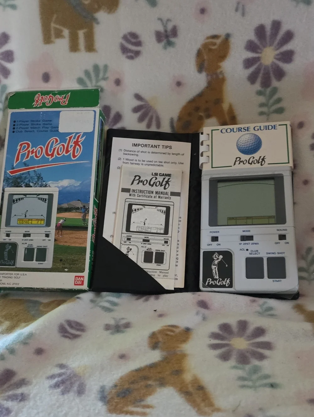 Pro Golf Handheld Electronic Game - Vintage LCD Golf